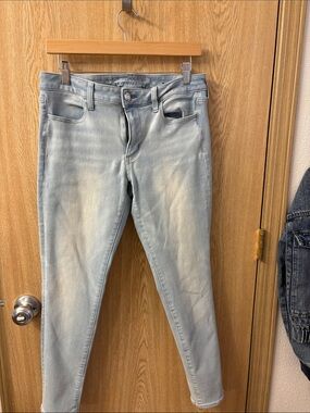American Eagle Light Blue Women's Stretch Skinny Jeans